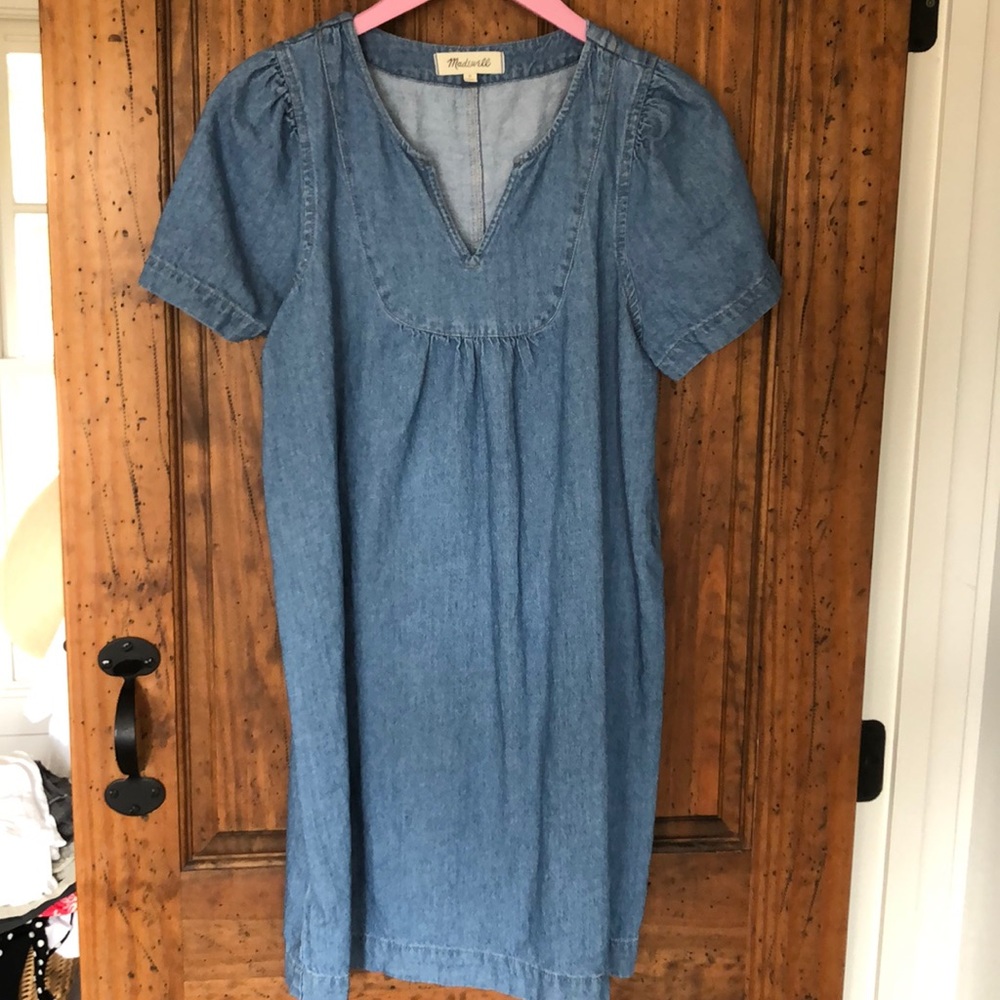 Madewell denim tunic dress size M